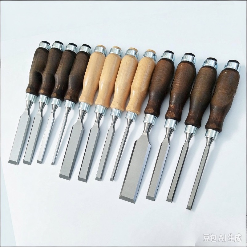 Wood Chisel Set - Houtbewerkingsbeitelset, zware uitvoering, voor het maken