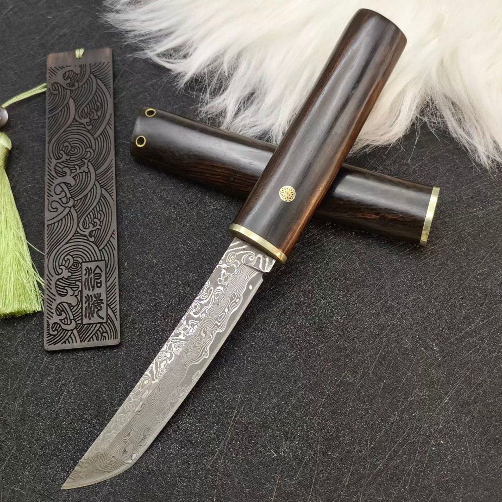 Hoge hardheid VG10 Damascus Ta - Woodworking In Japanese recensie en prijs